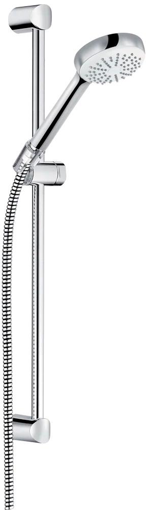 Душевой гарнитур для ванны (лейка 1-режимная, душ.стойка 620мм, шланг 1600мм) хром