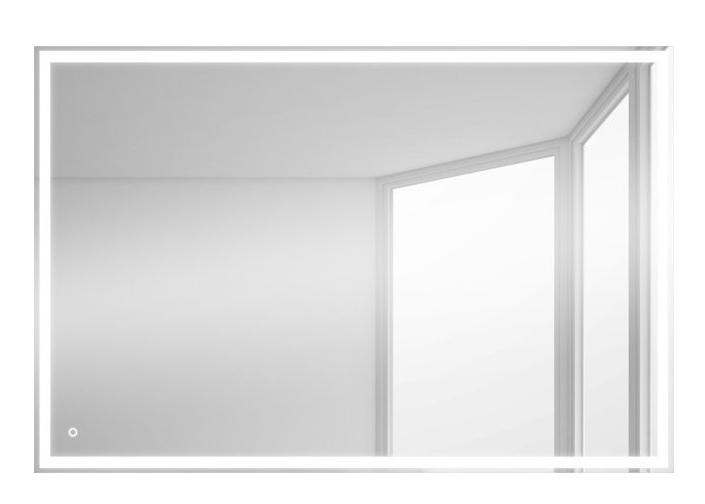 Зеркало 900x30x800мм, со встроенным по периметру светильником и сенсорным выключателем, 12W, 220-240V, BelBagno ZZ
