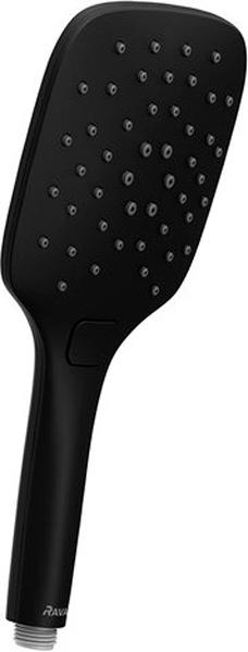 Душевая лейка Ravak X07P569 Air 958.20, 3функции, диаметр 120 мм, цв. черный матовый, ZZ