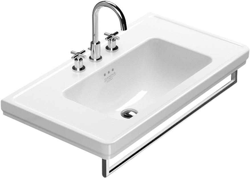 Раковина 90х50см, с 1 отв.д/смесителя, + крепёж арт.Z34443, Canova Royal ZZ