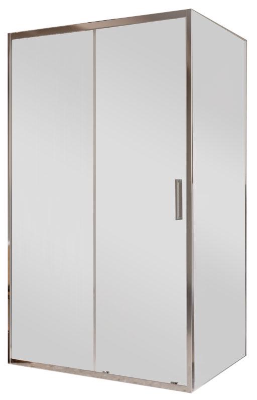 Душевой уголок 1300х900хh1950мм, прямоуг., правый/левый, (стекло прозрачное 6мм, фурн.цв.хром), Luce ZZ