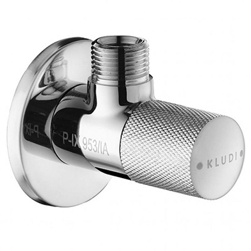 Угловой вентиль для подключения смесителя G1/2х3/8 хром, хром(классическ.кран-букса)