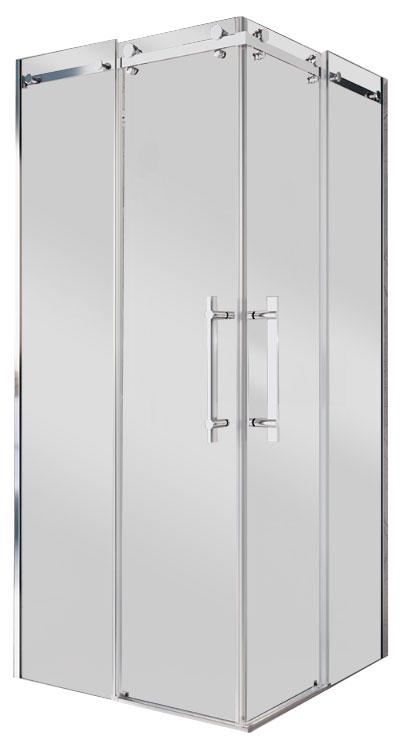 Душевой уголок 900х900хh1950мм, квадрат, (стекло прозрачн.8мм, фурн.цв.хром), Marino ZZ