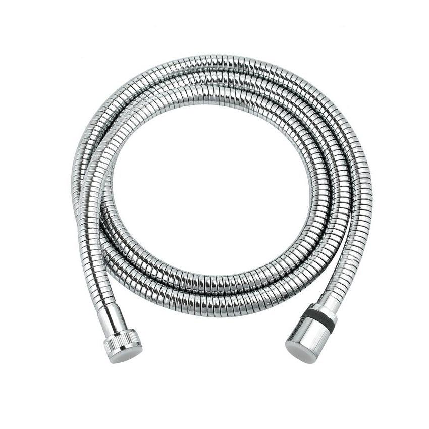Шланг душевой, растяжной 1,5-2 м, без перекручивания, сталь, хром