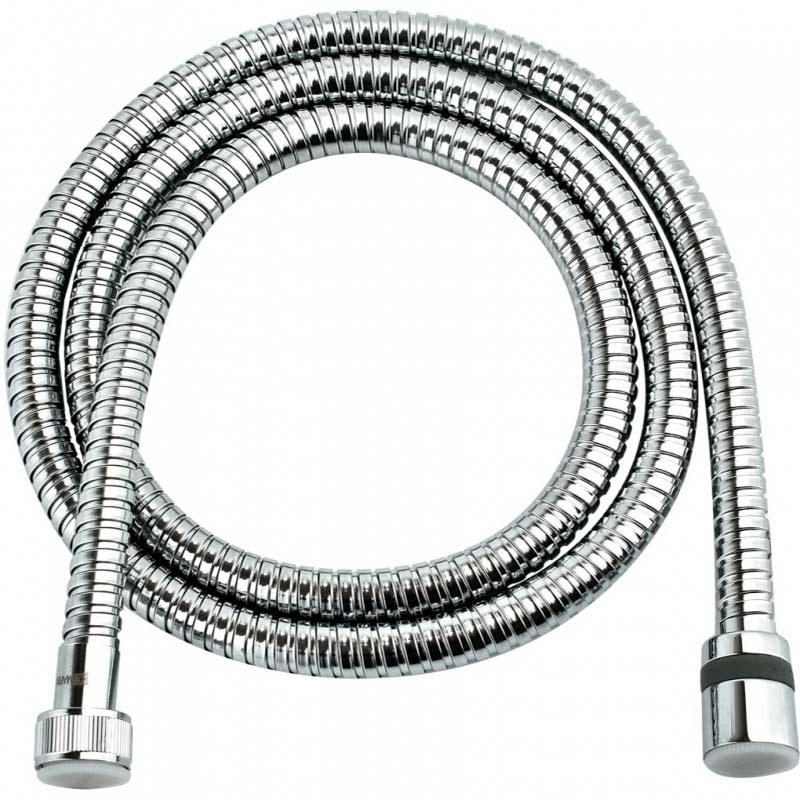 Душевой шланг, 1,2 м, стальной, цв.хром
