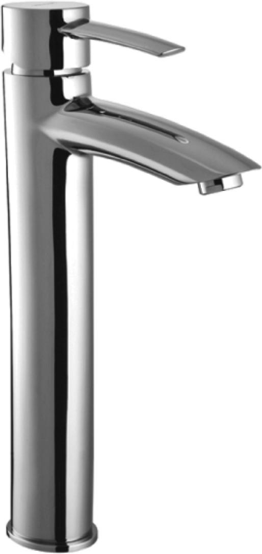 Смеситель для умывальника высокий,"ATLANTISS" монолитный, хром XX