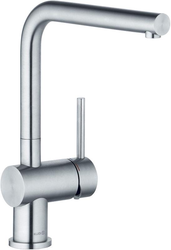 Смеситель для кухонной мойки Kludi STEEL 45803F877, цв. сталь
