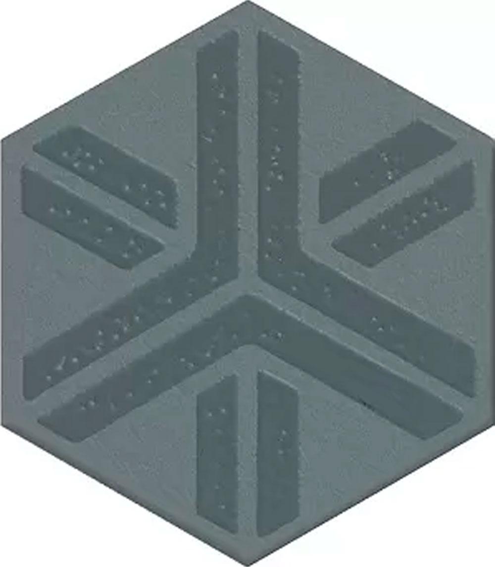 Декор Агуста синии? матовыи? 5.2x6