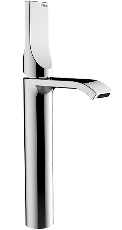 Смеситель для раковины, Высокий, h328/197мм, с д/к, (цв.хром), Apice ZZ