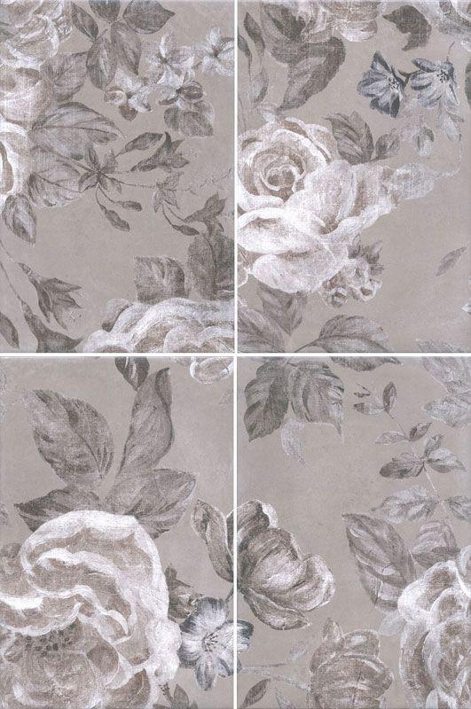 Панно Александрия серый (из 4 частей 20х30) XX |40x60