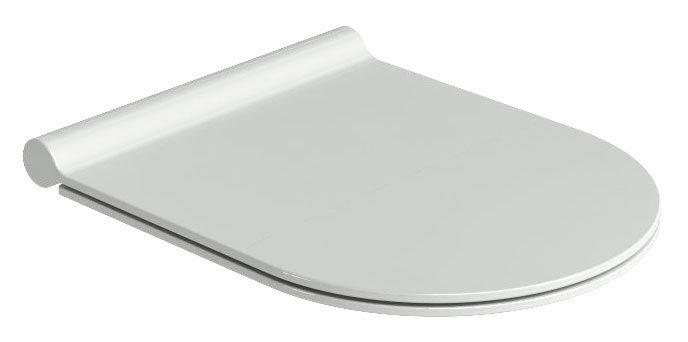 Сиденье для унитаза, тонкое, с микролифтом,  (цв. серый матовый), Sfera ZZ