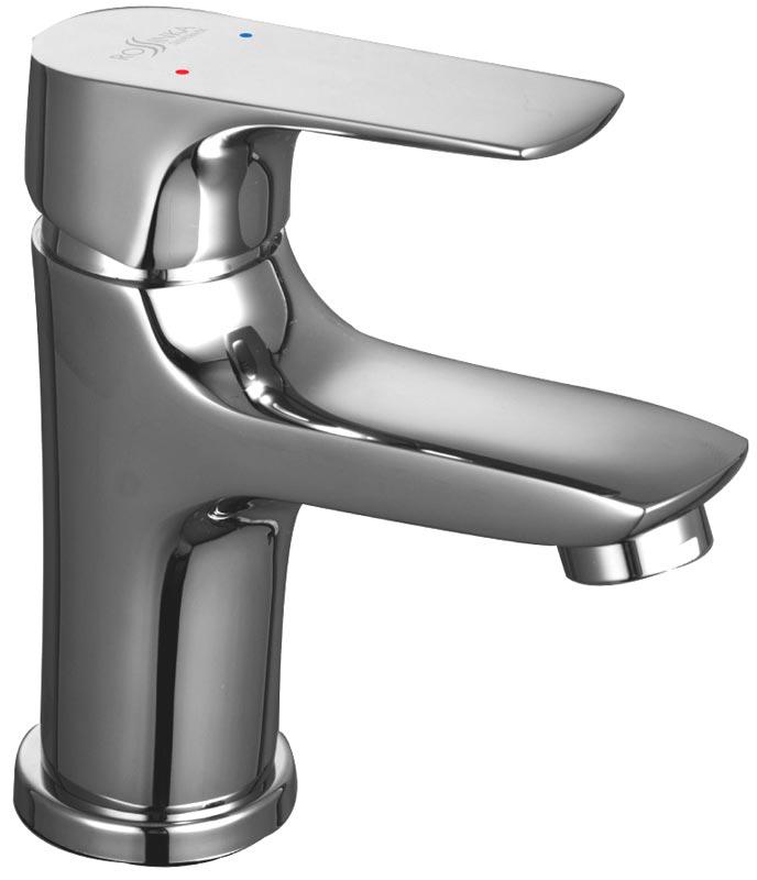 Смеситель для умывальника, без донного клапана, хром