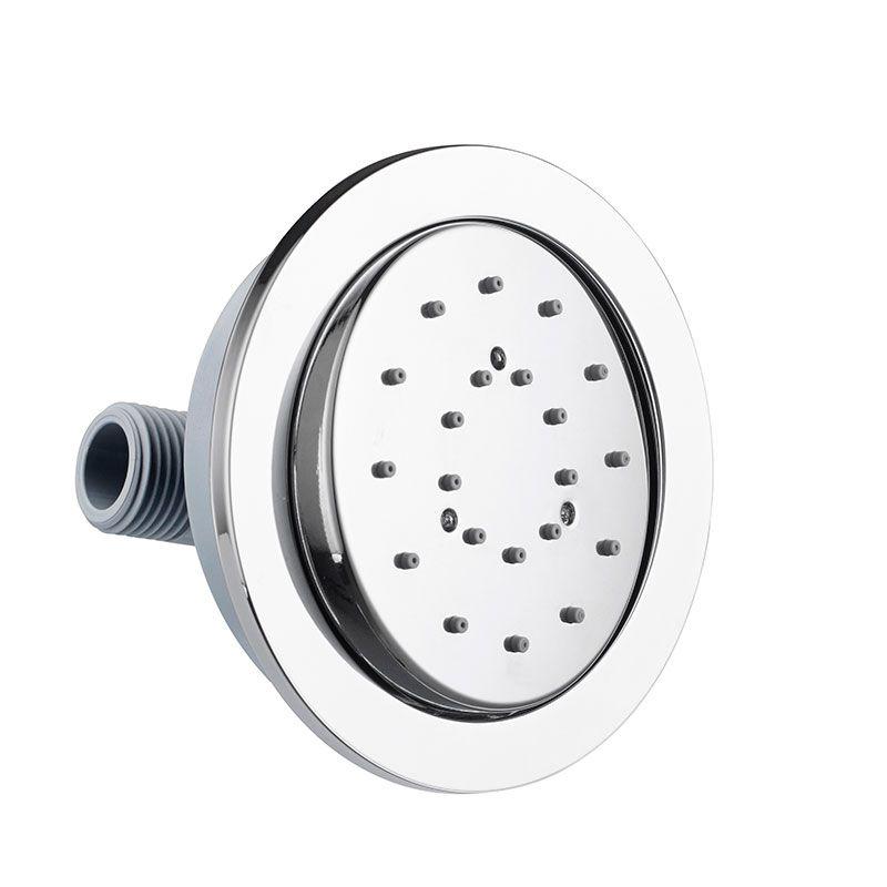 Форсунка d100мм, боковая, самоочищающая с поворотным распылением из латуни (цв. хром), Tondo-Reg ZZ