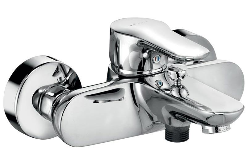 Смеситель для ванны и душа, однорычажный, короткий излив, БЕЗ душ.гарн., хром KL