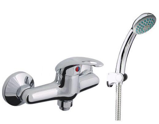 Смеситель для душа Yuta, с установочным комплектом, аксессуарами, хром ХХ