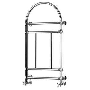 Полотенцесушитель 574хh1030х132мм, подвод воды int.510мм, (ГВС, 8 bar, 290Вт), (БЕЗ вентитей, набора трубок, адаптеров Carlo Poletti), хром, Arco XX