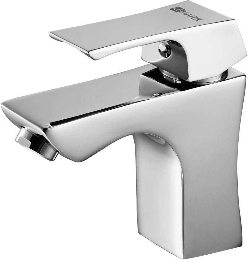 Смеситель для раковины, без донного клапана, цвет хром