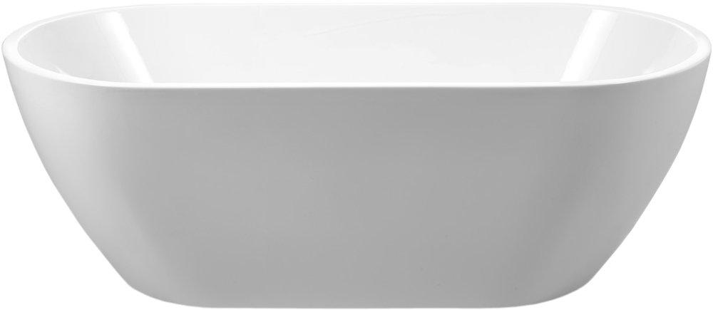 Ванна 1500x750xh570мм, акрил, отдельностоящая, слив-перелив цв.хром в комплекте, BelBagno ZZ