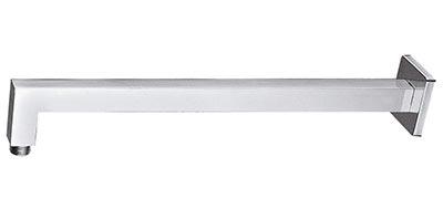 Кронштейн для верхнего душа, квадратный, 387 мм, хром XX