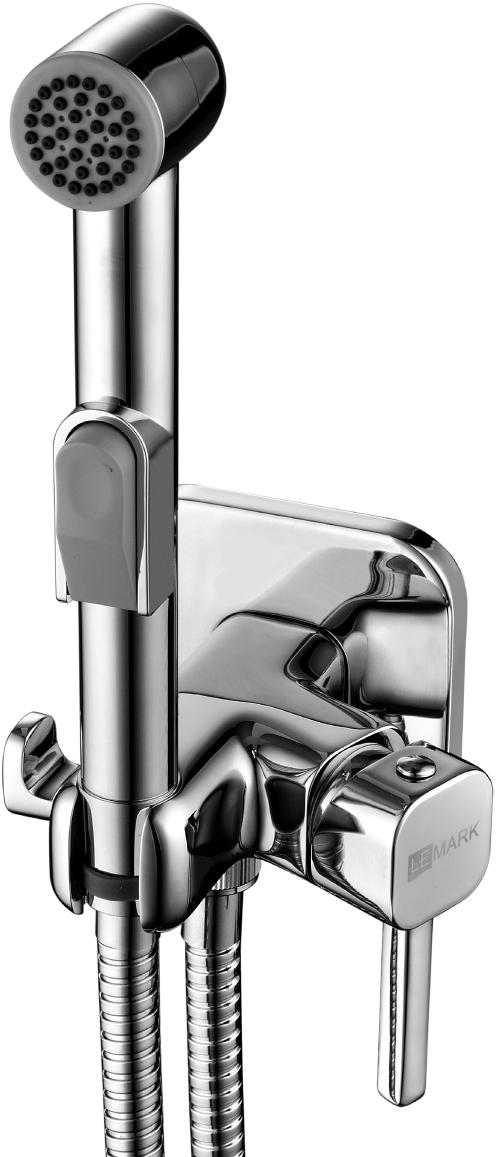 Смеситель с гигиеническим душем, встраиваемый, хром ZZ