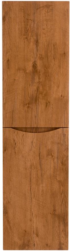 Шкаф подвесной с двумя распашными дверцами, ПЕТЛИ СПРАВА, две полки внутри, 400х300хh1500мм, (цв.Rovere Nature), Marino ZZ