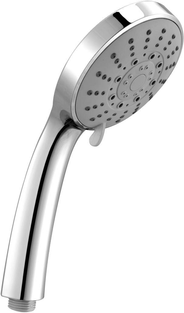 Душевая лейка, 5-функциональная, хром