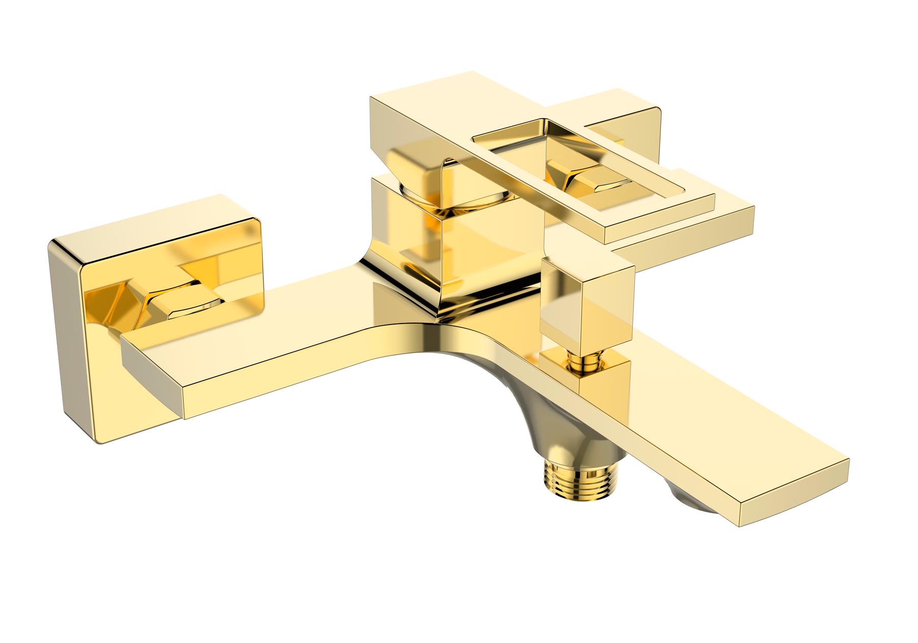 Смеситель для ванны, (цв.золото), Luce ZZ