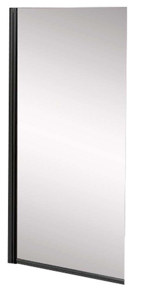 Шторка на ванну, распашная, 900хh1500мм, правая/левая, (стекло прозрачное 5мм, профиль цв.хром), Uno ZZ