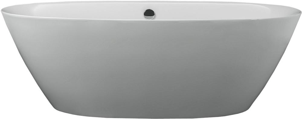 Ванна 1800x900xh600мм, акрил, отдельностоящая, слив-перелив цв.хром в комплекте, BelBagno ZZ