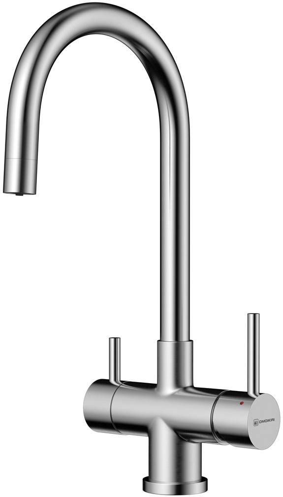 Смеситель для кухни с подключением к фильтру с питьевой водой, цв.нерж.сталь ZZ