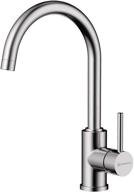 Смеситель Omoikiri Shinagawa BN для кухонной мойки, латунь/нерж. сталь ZZ