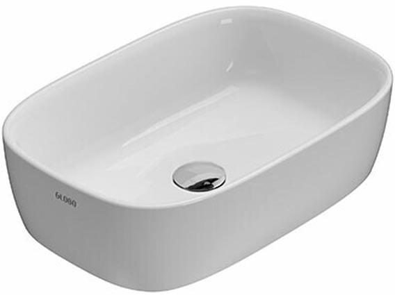 Раковина накладная на столешницу, прямоуг. 550х370хh150мм, без отв.д/смесит., без перелива, Genesis ZZ