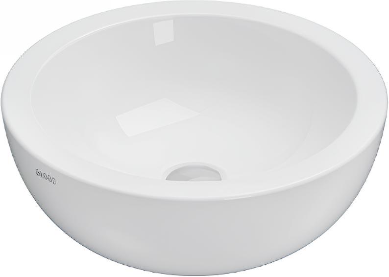 Раковина накладная на столешницу, круглая d420хh160мм, без отв.д/смесит., без перелива, Forty3 ZZ