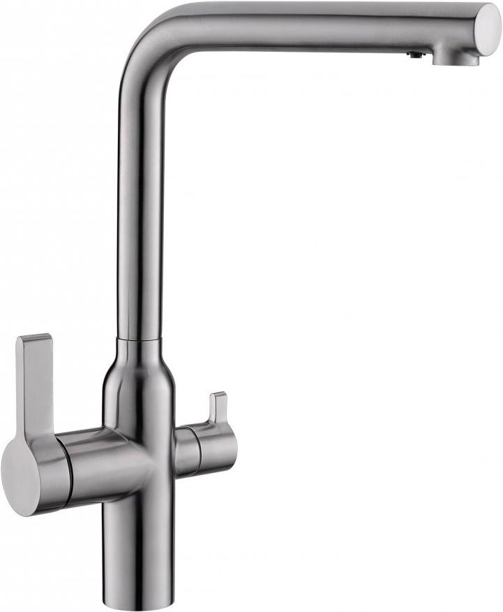 Смеситель для кухни, с встроенным краном для питьевой воды, (цв. сатин), BelBagno ZZ
