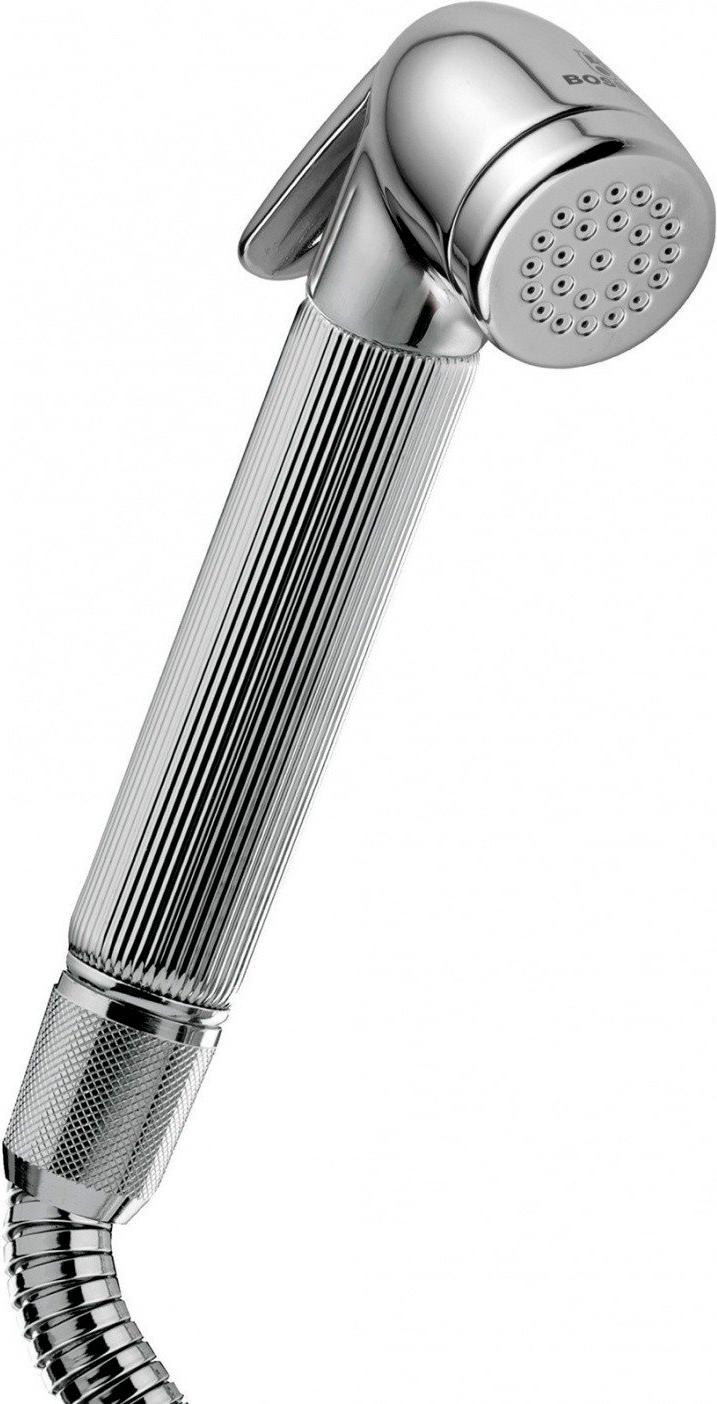 Лейка гигиенического душа, с нажимным механизмом, БЕЗ шланга и кронштейна, (латунь цв.хром), Nikita ZZ