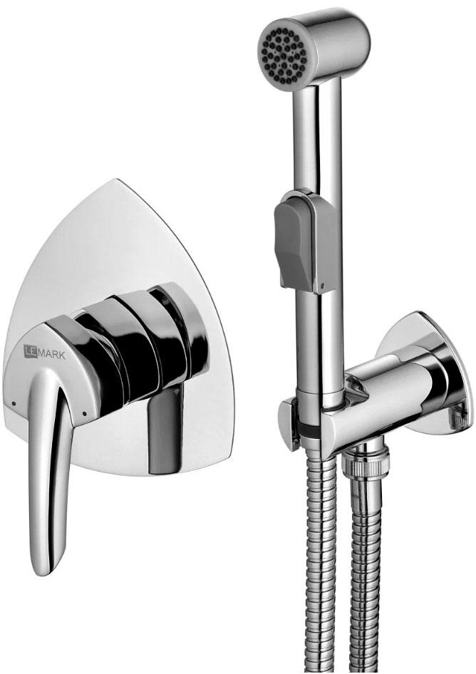 Смеситель с гигиеническим душем Mars, встраиваемый, внутреняя часть в компл, цв. хром, ZZ