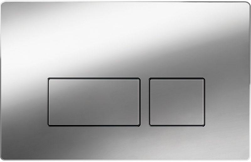 Кнопка двойного смыва, для инсталляции д/унитаза, (цв.хром), BelBagno ZZ