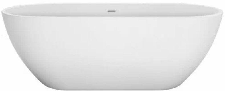 Ванна 1500х730хh580мм, отдельностоящая, интегрированный слив-перелив, донный клапан цв.хром в компл., (акрил цв.белый), Uno ZZ