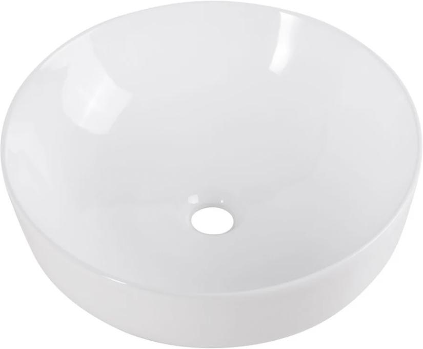 Раковина накладная на столешницу, круглая, 410x410xh130мм, без отв.д/смесит., без перелива, BelBagno ZZ
