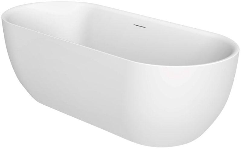 Ванна 1900x800xh610мм, отдельностоящая, слив-перелив, пробка слива цв.хром. в компл., (акрил цв.белый), BelBagno ZZ