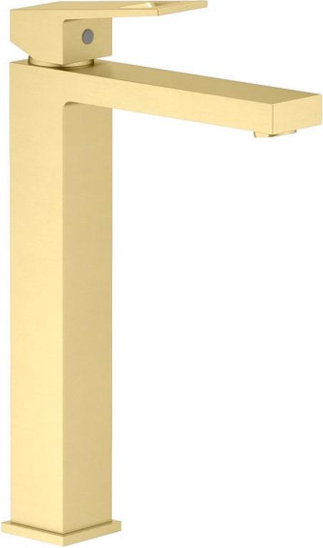 Смеситель для раковины высокий Briana, цв. золото мотовое, ZZ