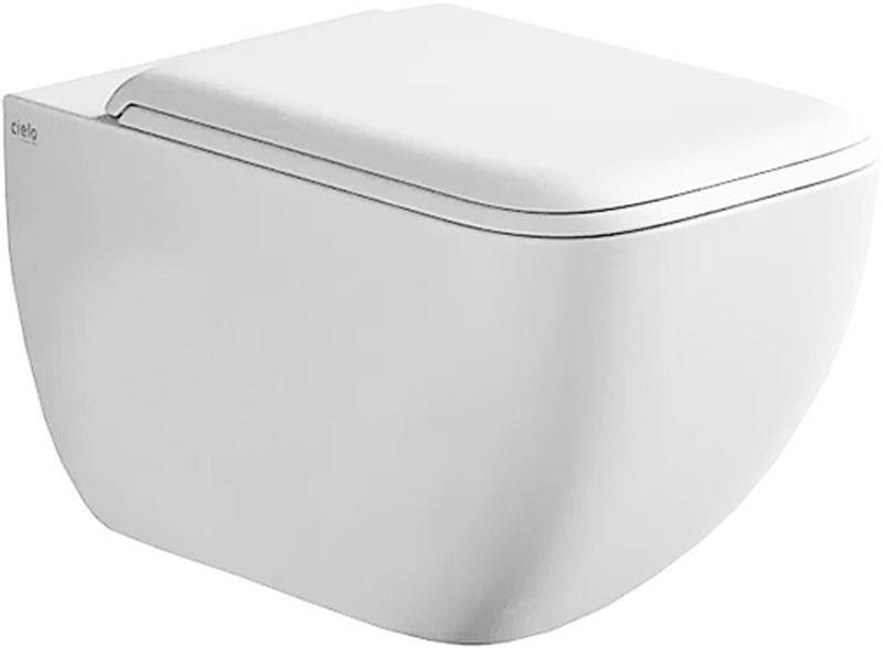 Унитаз подвесной 37,5х55хh37,5см, безободковый, крепёж в компл, (без сиденья), (цв.Gloss White), Shui Comfort ZZ