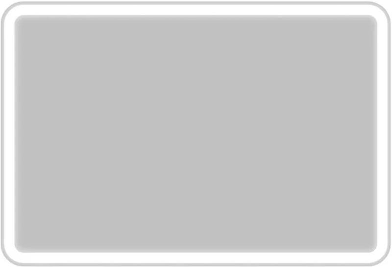 Зеркало 1000x30x800мм, реверс., с встроенным по периметру светильником и кнопочным выключателем, 12W, 220-240V, BelBagno ZZ