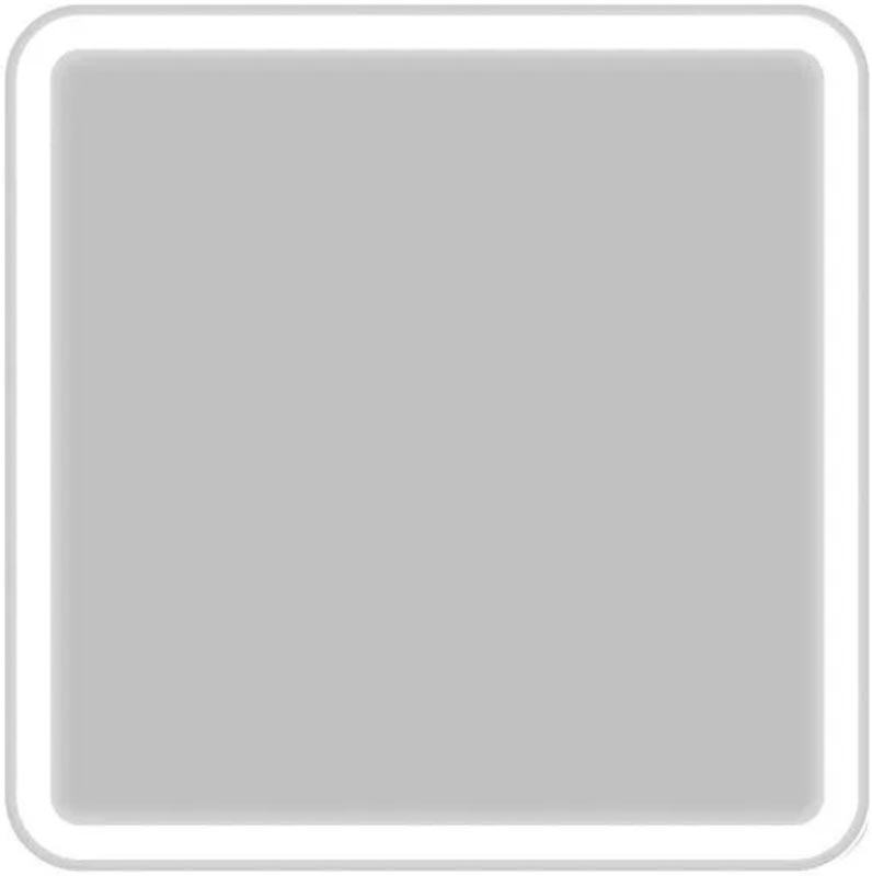 Зеркало 600x30x600мм, с встроенным по периметру светильником и кнопочным выключателем, 12W, 220-240V, BelBagno ZZ