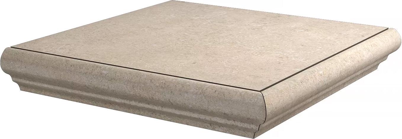 Ступень угловая Аллея светлый |30x30