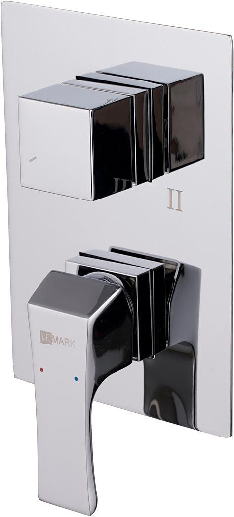 Смеситель для ванны и душа Unit, встраиваемый, внутренняя часть в компл, БЕЗ аксессуаров, цв. хром глянец, ZZ