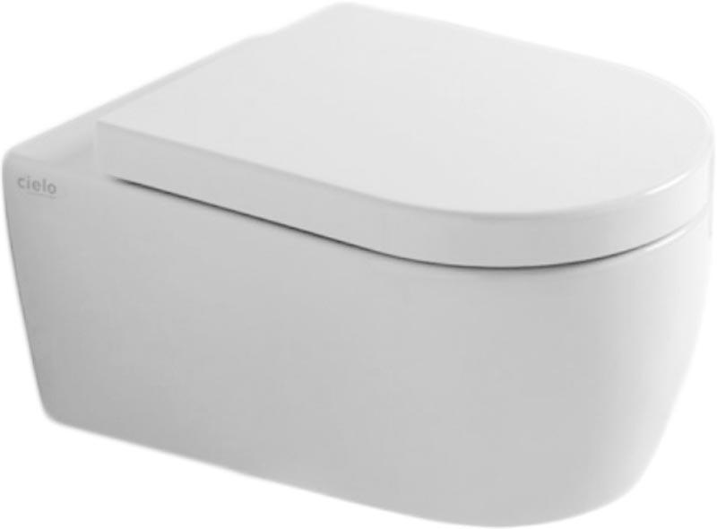 Унитаз подвесной 34х53см, безободковый rimless, крепёж в компл, (без сиденья), Smile ZZ