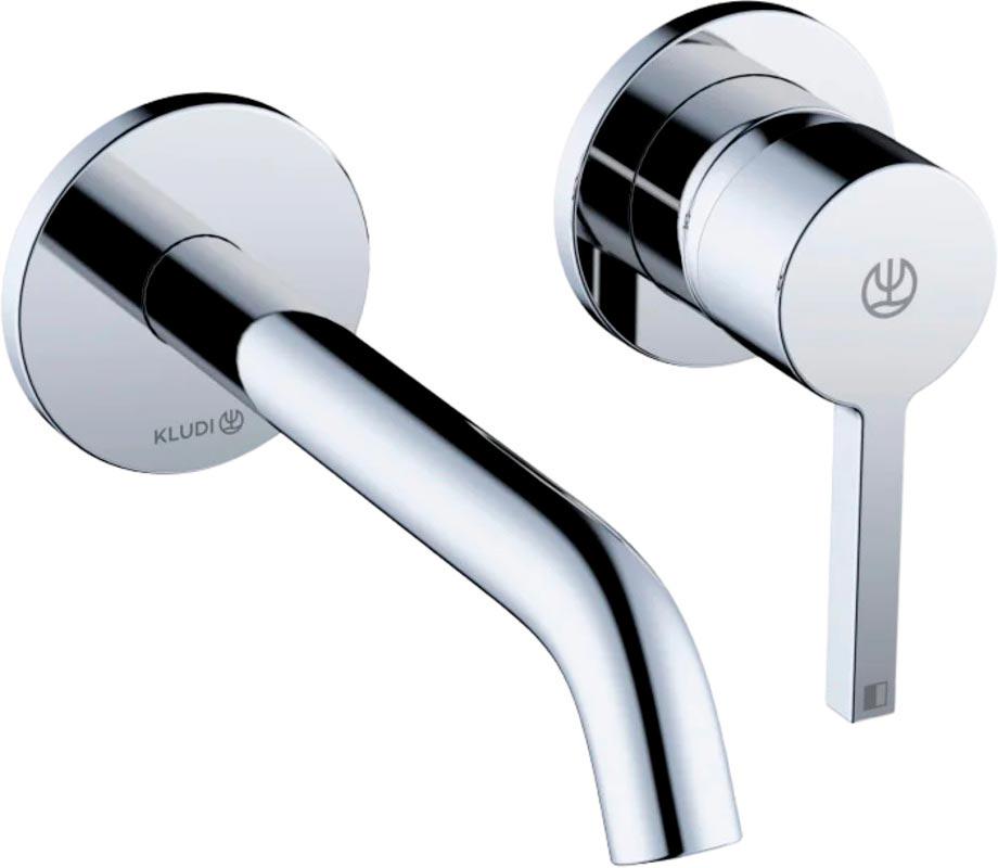 Смеситель для раковины, однорычажный встраиваемый в стену на 2 отверстия, внеш.часть (БЕЗ внутр.арт.38243 ), цв.хром ZZ