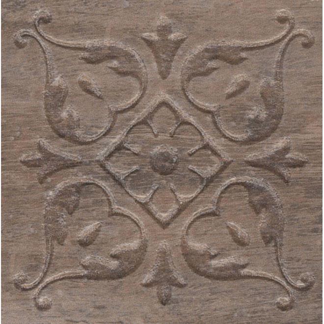 Вставка Браш Вуд коричневый темный C482|9.9x9.9