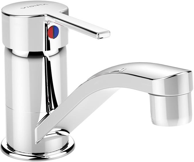 Смеситель раковины "Логик", средний излив, БЕЗ донного клапана